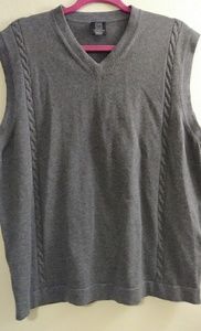 Mens Nike Golf Gray Sleeveless Sweater Vest Large